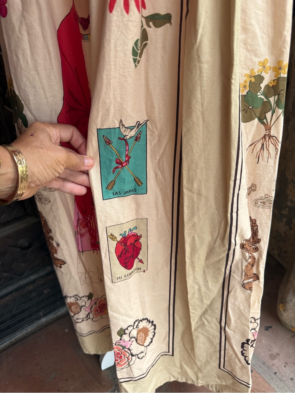 Frida Kahlo Inspired Maxi Dress - Picture 7 of 8